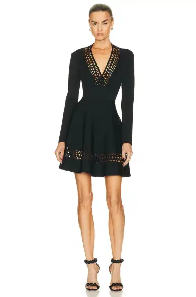 Alaïa Vienne V-neck Bodysuit | Thumbnail 5 Alaïa Vienne V-neck Bodysuit | Thumbnail 5