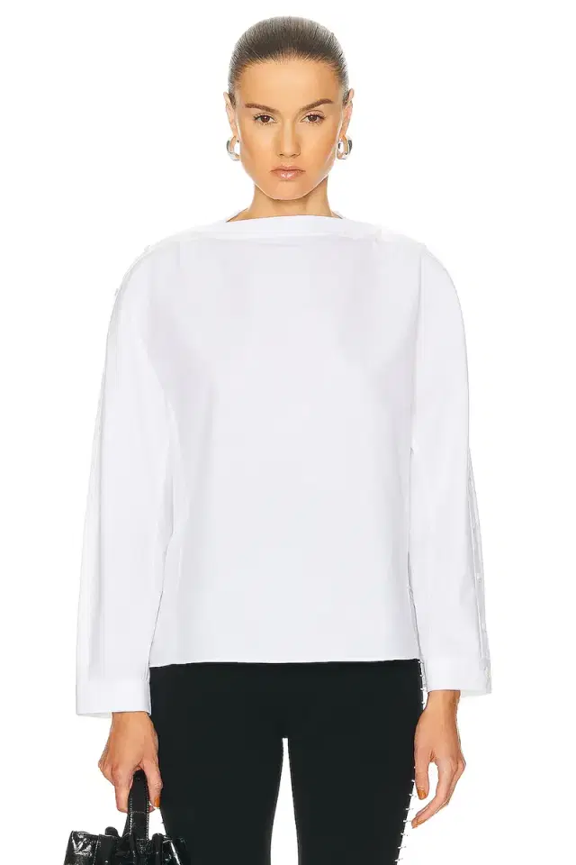 ALAÏA Button Up Top