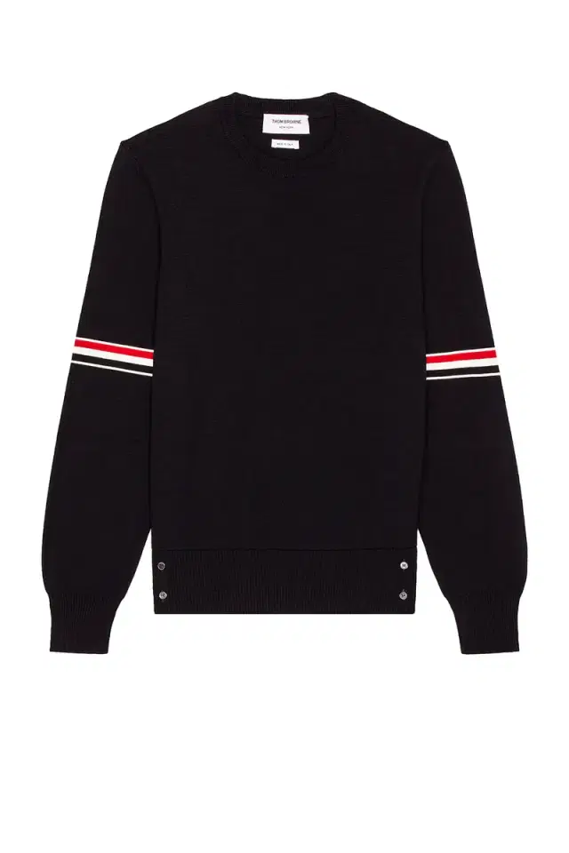 Thom Browne Milano Stitch Armband Cotton Sweater