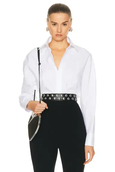 Alaïa Poplin Shirt | Thumbnail 1 Alaïa Poplin Shirt | Thumbnail 1