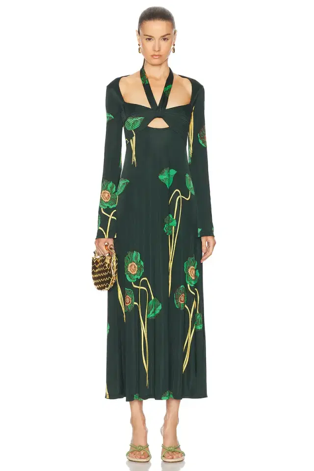 Johanna Ortiz Paisaje Lejano Ankle Dress