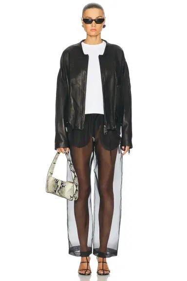 Khaite Hewit Leather Jacket | Thumbnail 5 Khaite Hewit Leather Jacket | Thumbnail 5