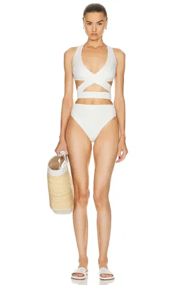 ALAÏA Criss Cross Bikini Set | Thumbnail 1