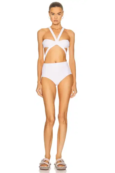 Alaïa Original One Piece Bikini Swimsuit | Thumbnail 4 Alaïa Original One Piece Bikini Swimsuit | Thumbnail 4