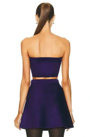 Alaïa Velvet Bandeau Top | Thumbnail 3 Alaïa Velvet Bandeau Top | Thumbnail 3