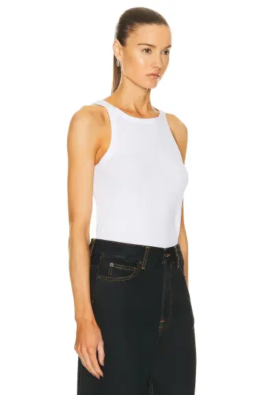 Nili Lotan Jennifer Rib Tank Top | Thumbnail 2