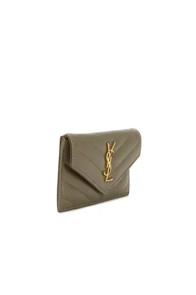 Saint Laurent Zipped Fragments Credit Card Case | Thumbnail 4 Saint Laurent Zipped Fragments Credit Card Case | Thumbnail 4