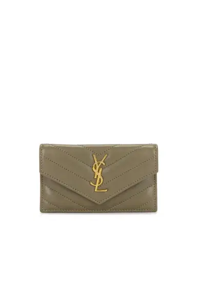 Saint Laurent Zipped Fragments Credit Card Case | Thumbnail 1 Saint Laurent Zipped Fragments Credit Card Case | Thumbnail 1