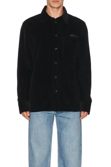 Bottega Veneta Light Cotton Corduroy Shirt | Thumbnail 4 Bottega Veneta Light Cotton Corduroy Shirt | Thumbnail 4
