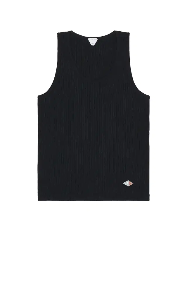 Bottega Veneta Compact Cotton Rib Jersey Tank Top