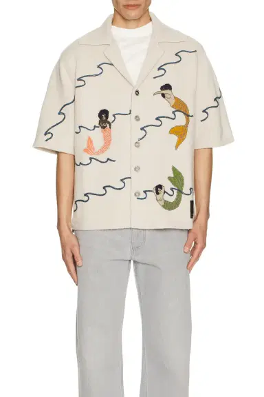 Bottega Veneta Button Down Mermaid Shirt | Thumbnail 4
