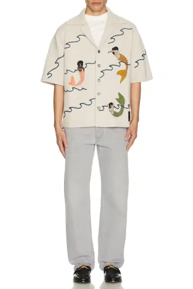 Bottega Veneta Button Down Mermaid Shirt | Thumbnail 5
