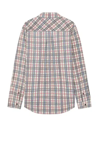 Bottega Veneta Bold Check On Nubuck Shirt | Thumbnail 2