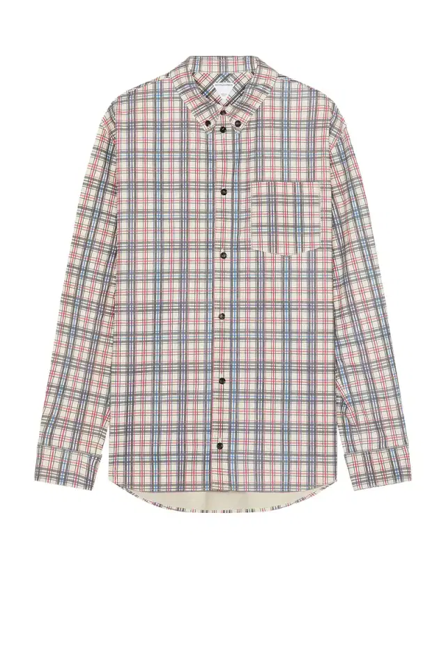 Bottega Veneta Bold Check On Nubuck Shirt