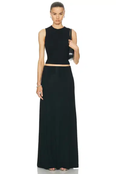 LESET Julien High Waist Maxi Skirt | Thumbnail 4