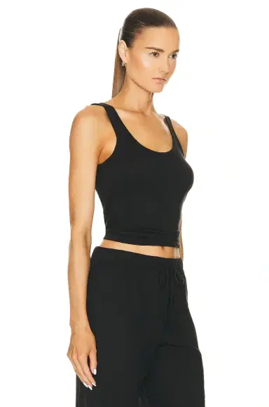 LESET Laura Scoop Neck Tank Top | Thumbnail 2