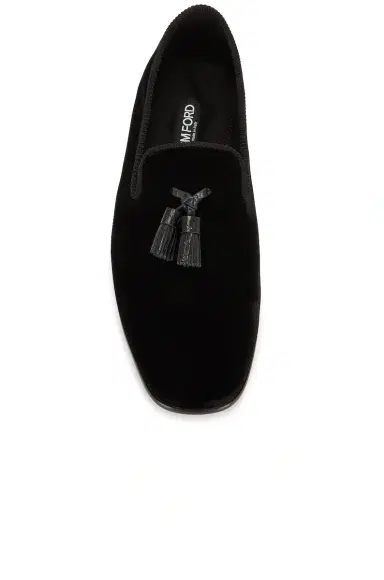 Tom Ford Velvet Loafer | Thumbnail 4 Tom Ford Velvet Loafer | Thumbnail 4
