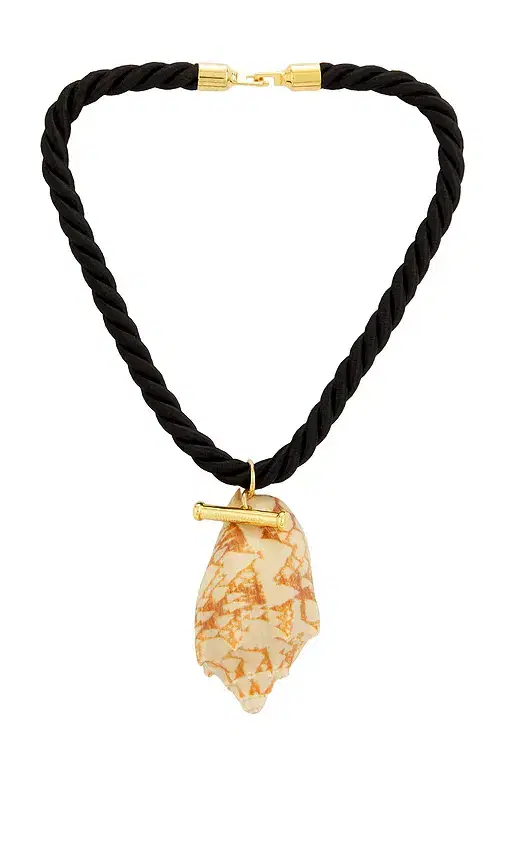 Timeless Pearly Shell Cord Necklace
