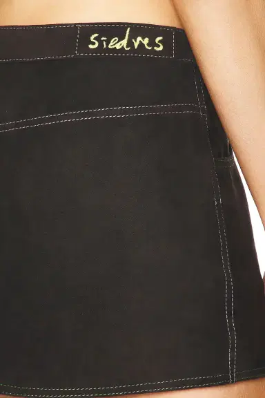 SIEDRES For FWRD Suede Mini Skirt | Thumbnail 6