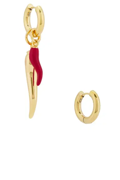 Timeless Pearly Double Chili Earrings | Thumbnail 3