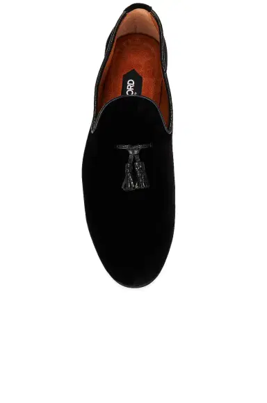 Tom Ford Velvet Nicolas Tassel Slipper | Thumbnail 4 Tom Ford Velvet Nicolas Tassel Slipper | Thumbnail 4