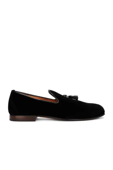Tom Ford Velvet Nicolas Tassel Slipper | Thumbnail 1 Tom Ford Velvet Nicolas Tassel Slipper | Thumbnail 1