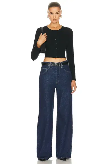 LESET Lauren Crop Cardigan | Thumbnail 4 LESET Lauren Crop Cardigan | Thumbnail 4