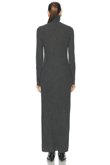 Guest In Residence Wide Rib Cashmere Turtleneck Dress | Thumbnail 3