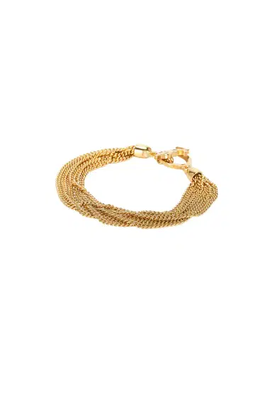 Saint Laurent YSL Multi Chain T Bar Bracelet | Thumbnail 3 Saint Laurent YSL Multi Chain T Bar Bracelet | Thumbnail 3