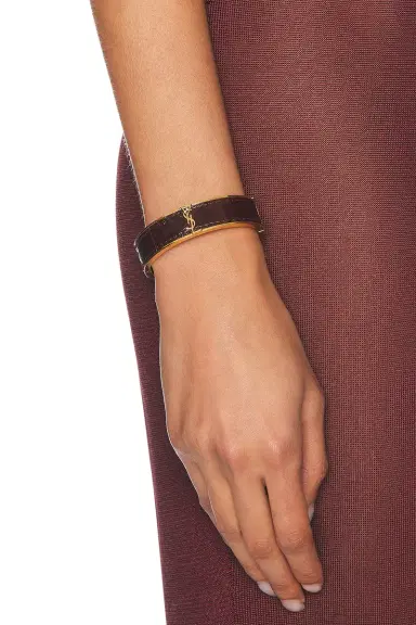 Saint Laurent Lizard Bangle | Thumbnail 2 Saint Laurent Lizard Bangle | Thumbnail 2