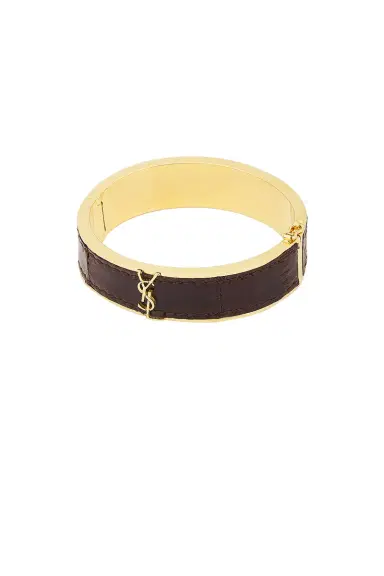 Saint Laurent Lizard Bangle | Thumbnail 1 Saint Laurent Lizard Bangle | Thumbnail 1