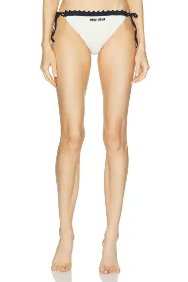 Miu Miu Cotton Crochet Bottom | Thumbnail 1 Miu Miu Cotton Crochet Bottom | Thumbnail 1