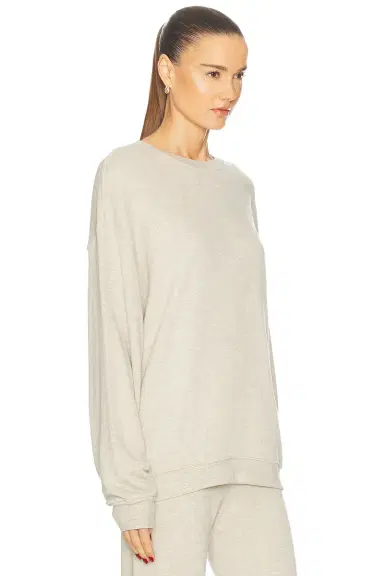 ÉTERNE Oversized Crewneck Sweatshirt | Thumbnail 2