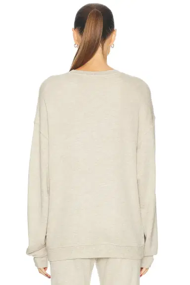 ÉTERNE Oversized Crewneck Sweatshirt | Thumbnail 3