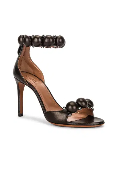 Alaïa Leather Bombe Sandals | Thumbnail 2 Alaïa Leather Bombe Sandals | Thumbnail 2