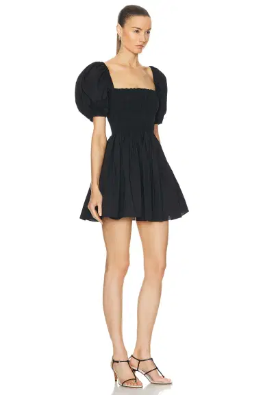 Matteau Shirred Peasant Mini Dress | Thumbnail 2 Matteau Shirred Peasant Mini Dress | Thumbnail 2