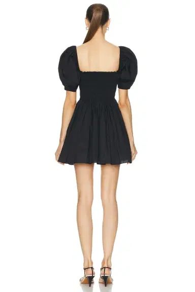 Matteau Shirred Peasant Mini Dress | Thumbnail 3 Matteau Shirred Peasant Mini Dress | Thumbnail 3