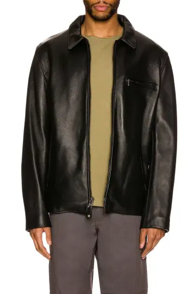 SCHOTT Collar Lamb Leather Jacket | Thumbnail 3 SCHOTT Collar Lamb Leather Jacket | Thumbnail 3