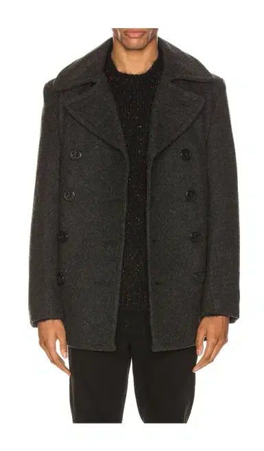 SCHOTT Slim Fit Peacoat | Thumbnail 1 SCHOTT Slim Fit Peacoat | Thumbnail 1