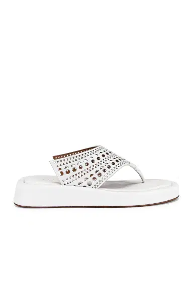 Alaïa Vienne Thong Platform Sandals | Thumbnail 1 Alaïa Vienne Thong Platform Sandals | Thumbnail 1