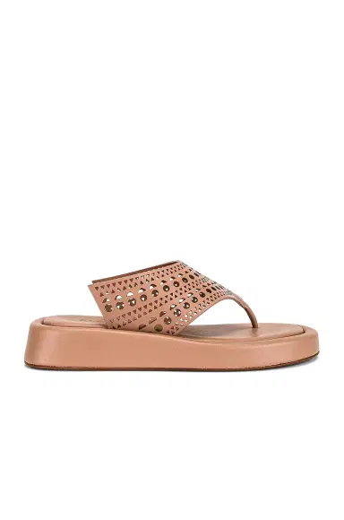 Alaïa Vienne Thong Platform Sandals | Thumbnail 1 Alaïa Vienne Thong Platform Sandals | Thumbnail 1