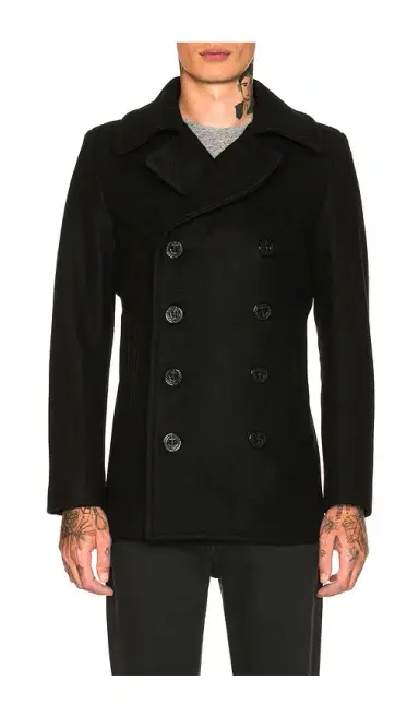 SCHOTT Slim Fit Peacoat | Thumbnail 2