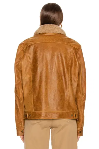 SCHOTT Waxy Vintage Buffalo Trucker | Thumbnail 4 SCHOTT Waxy Vintage Buffalo Trucker | Thumbnail 4