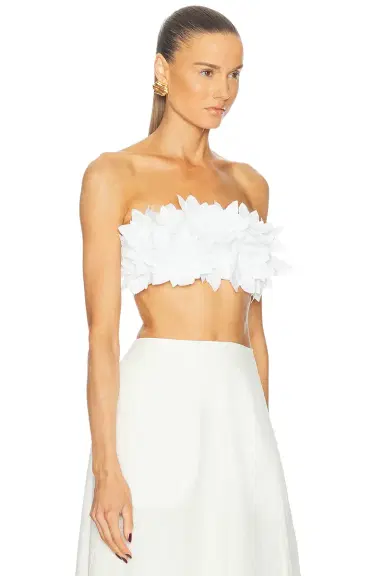 SIMKHAI Abril Floral Bustier Top | Thumbnail 2