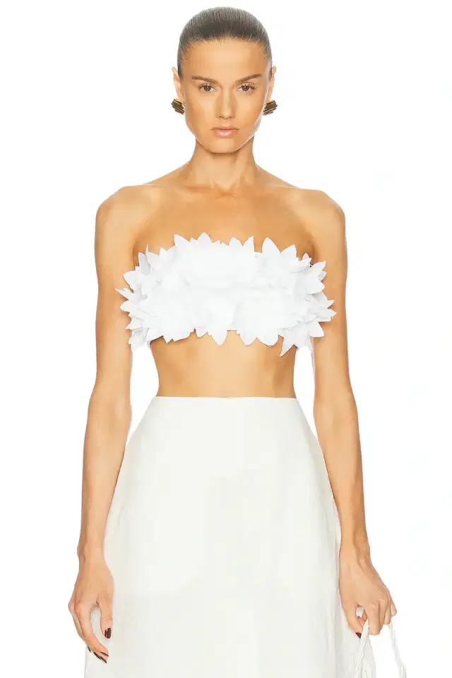 SIMKHAI Abril Floral Bustier Top