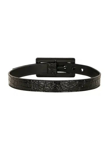 Saint Laurent Embossed Leather Belt | Thumbnail 2 Saint Laurent Embossed Leather Belt | Thumbnail 2