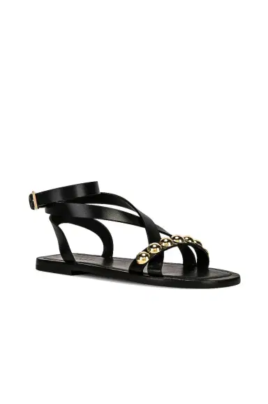 Alaïa Flat Ankle Strap Sandals | Thumbnail 2 Alaïa Flat Ankle Strap Sandals | Thumbnail 2
