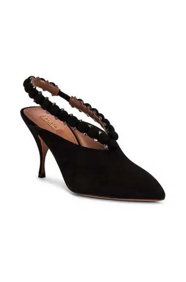 Alaïa Mini Bombe Ankle Strap Pump | Thumbnail 2 Alaïa Mini Bombe Ankle Strap Pump | Thumbnail 2