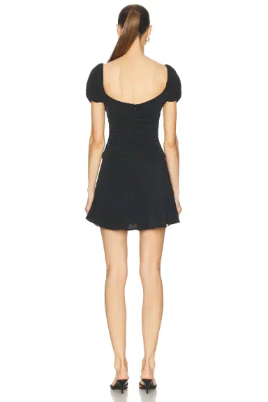 Staud Elba Mini Silk Dress | Thumbnail 3