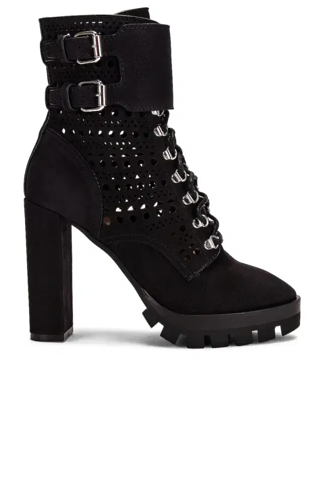 ALAÏA Perforated Military Boots